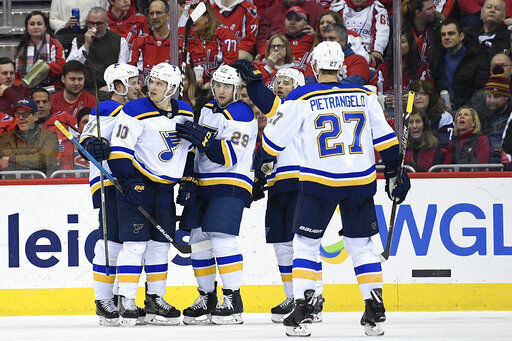 Blues beat Capitals for first 3-game win streak of season